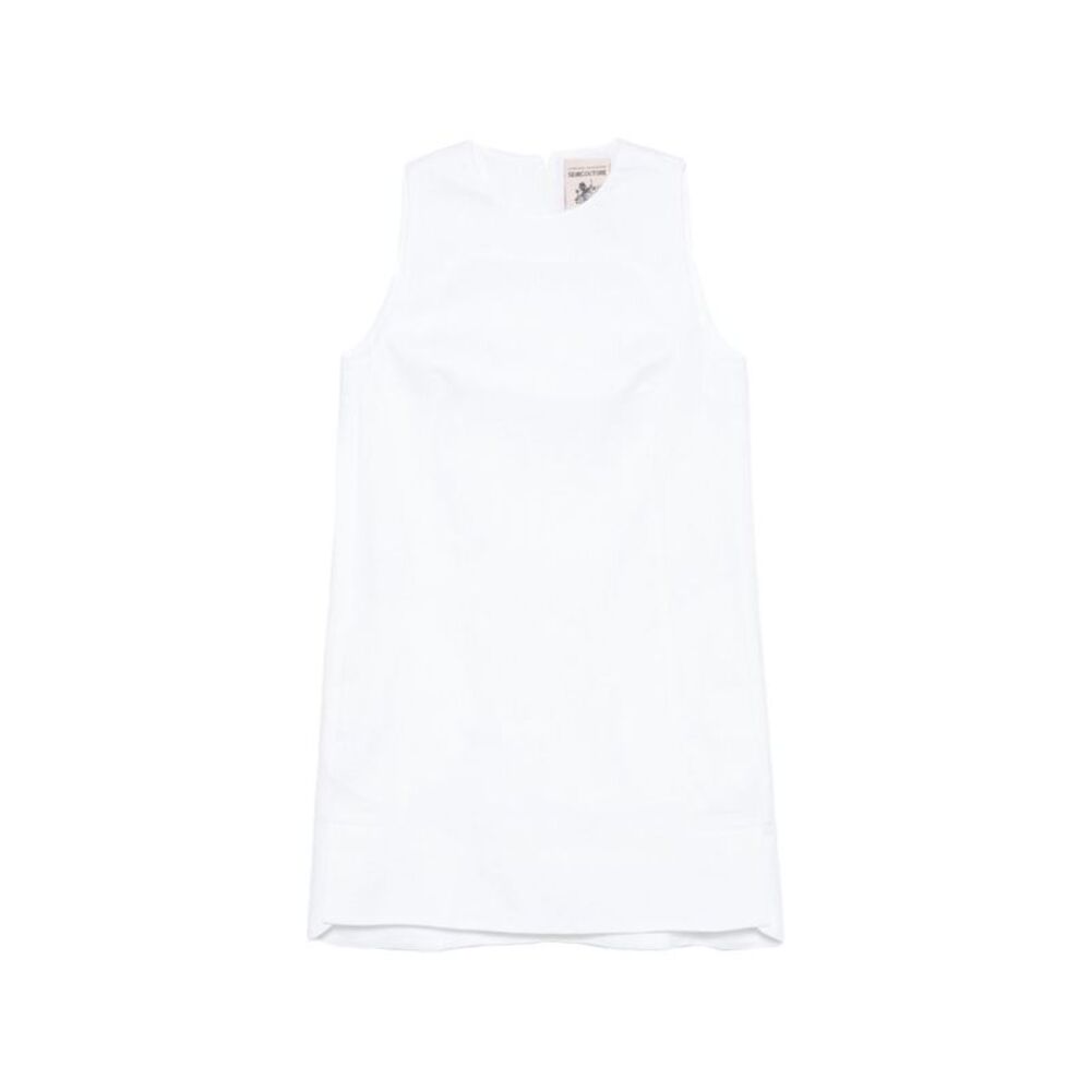Semicouture Women Sheena Linen Mini Dress